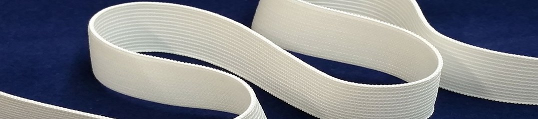 Elástico blanco terminado