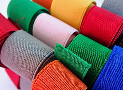 Elásticos tejidos de colores