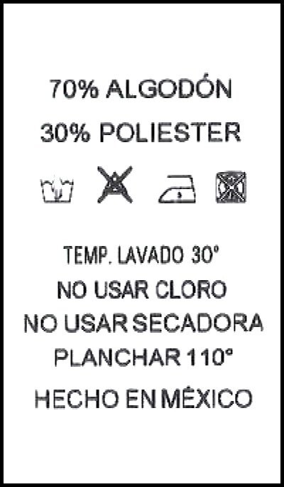 Etiqueta modelo 03