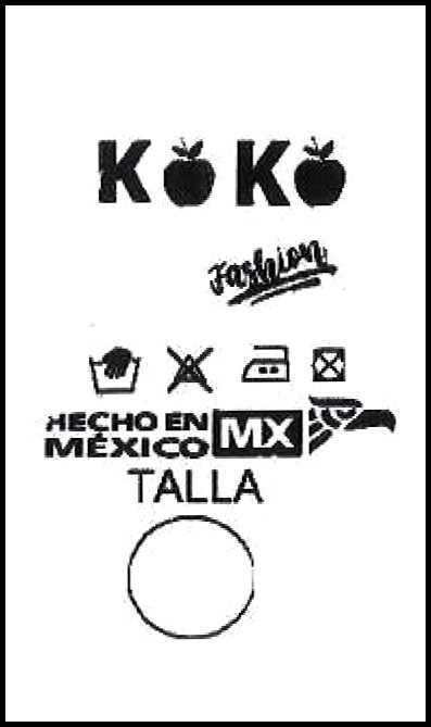 Etiqueta modelo 19