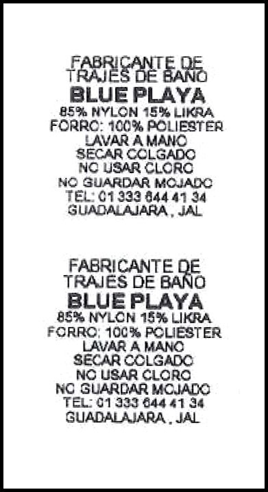 Etiqueta modelo 24