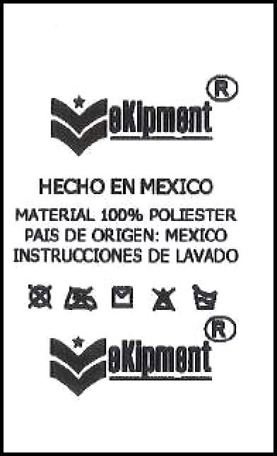Etiqueta modelo 40